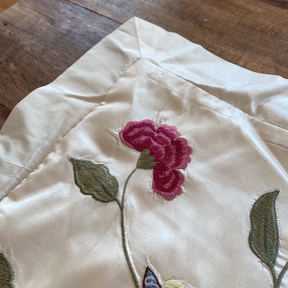 Pierre Deux embroidered fabric pillow sham - Picture 5 of 10